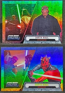 DARTH MAUL 2016 Star Wars Evolution Foil 94 - 95 - Picture 1 of 2