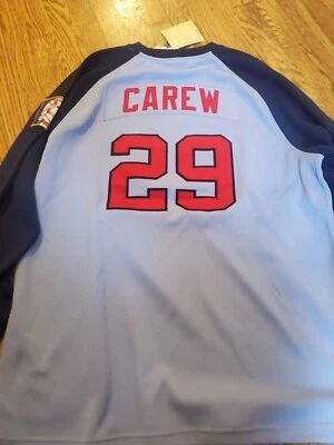 Nike Minnesota Twins Rod Carew Cooperstown Collection Size XL Long Sleeve - Image 1 of 4
