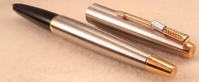 Nuevo Antiguo Stock Parker 45 Flighter Pluma Estilográfica, 10k Plumín Fino, Hecho en EE. UU., Sin Usar Foto 1 de 4