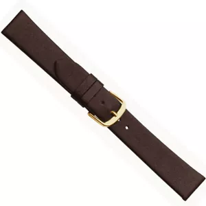 Correa de reloj cuero de becerro marrón oscuro diseño I 20520G - Imagen 1 de 1