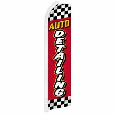 "AUTO DETAILING" advertising super flag swooper banner business car truck wax ry