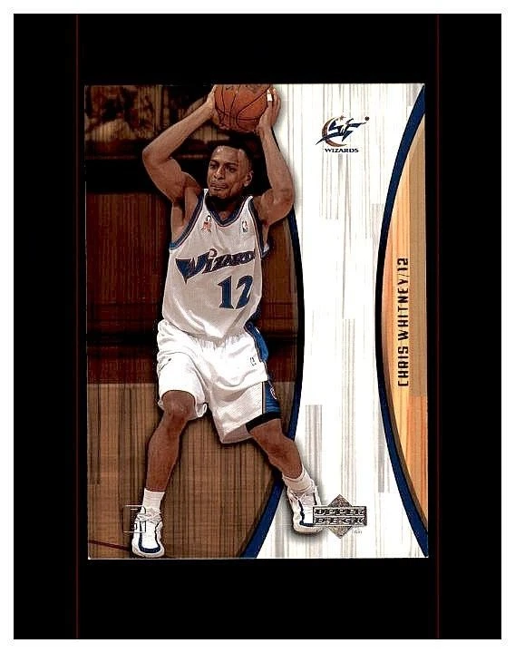 2002 Upper Deck Hardcourt Chris Whitney #89 Washington Wizards Basketball - Image 1 of 2