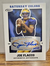 2008 Sage Hit Joe Flacco Rookie Auto Saturday Colors RC /100