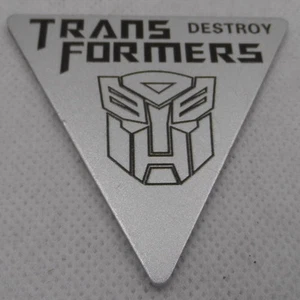 Insignia Coche Transformers Autobot Metal Triángulo Motocicleta Emblema Trasero Pegatina - Imagen 1 de 3