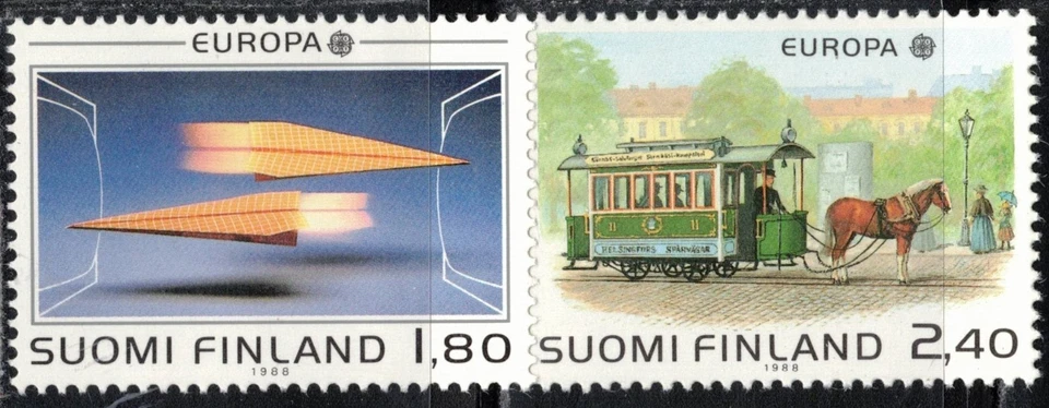 1988 Finland Europa CEPT MNH Transport and Communications - Image 1 of 1