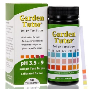 Soil pH Test Strips Kit – 100 High-Accuracy Soil Tester Strips & 2025 AI-Powe... - Picture 1 of 9