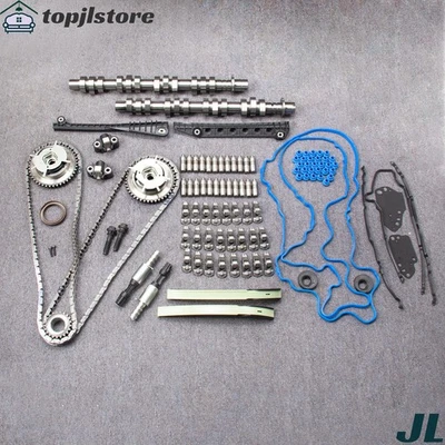 For 5.4 L Triton 3V Ford F150 Lincoln Camshafts Lifters Rocker Arms Timing Chain - Image 1 of 4