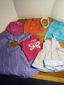 Set American Girl Puppenkleidung Salon Cape Cape Shirts Kleid PJ Top - Bild 1 von 14
