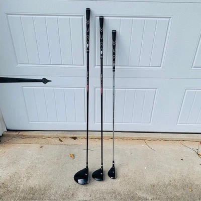 Wilson Tour RX 10.5 Driver + HY & FW Woods - RH - Nice - Image 1 of 4