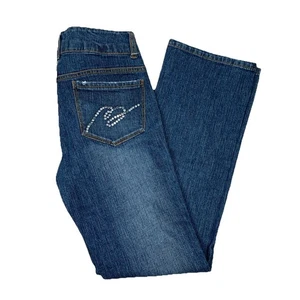 BoomBoom Jeans Women’s Size 5 —30” X 30.5” Jeweled Distressed Stretch Low-Rise - Picture 1 of 13