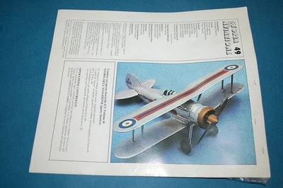 Airfix -  Gloster Gladiator I Storia dell'Aviazione Fabbri Editore scala  1/72 - Immagine 1 di 2