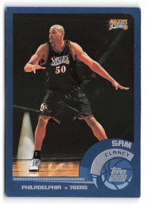 2002-03 Topps #211 Sam Clancy Rookie Philadelphia 76ers RC - Image 1 of 2