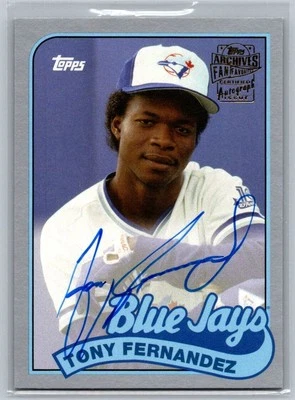 2015 Archives Fan Favorites Auto Tony Fernandez #FFA-TF /199 - Image 1 of 2