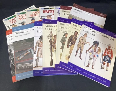 Osprey Men-At-Arms, Fortress, Warrior, Campaign, Elite Series - Lot of 14 Books Foto 1 de 4