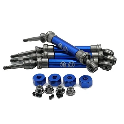 4PCS Steel Front&Rear Universal Drive Shaft for Trxxas 1/10 Slash 4X4 4WD - Image 1 of 4