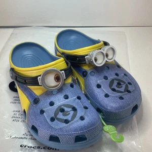 Crocs X Cattivissimo Me 4 Zoccoli Classici Minions Uomo Taglia 12 M12 Nuovi con etichette - Foto 1 di 7