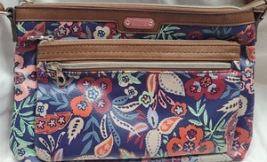 RELIC Umhängetasche Schultertasche Boho Taschen Retro Blumen 70er Messenger Bag - Bild 1 von 8