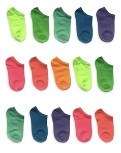 Calcetines Wonder Nation Niñas, Pack de 15 No Show - Imagen 1 de 1
