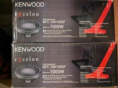 Kenwood KFC-XW1000F 1-Way 10in. Car Subwoofer - Image 1 of 4