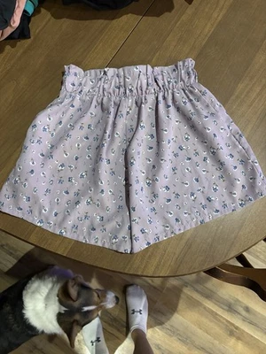 Altar’d State Lila Púrpura Floral Acanalado Pantalones Cortos con Bolsillos Mujer’s Talla XS Foto 1 de 4