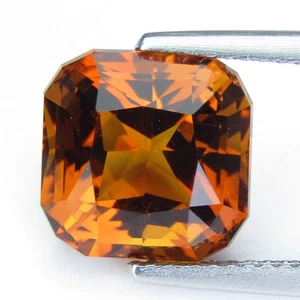 5.19Cts Natural Sparkling Nice Radiant Citrine Loose Gemstone - Picture 1 of 5
