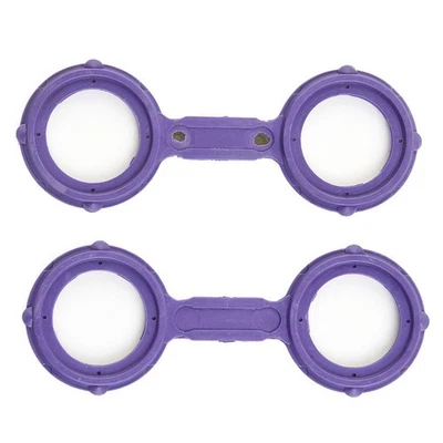 Oil Cooler Seal Car 2pcs/set Car Accessories For Mercedes Purple Rubber - Image 1 of 4