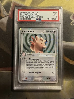Clefable ex 106/112 FireRed & LeafGreen Holo PSA 9 - Image 1 of 2