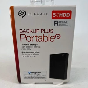 New Seagate Portable Backup Plus Portable 5TB External HDD STHP5000400 - Photo 1/3