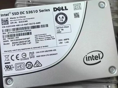 For DELL SSDSC2BX016T4R 1.6TB S3610 1.6TB Series SSD DC 2.5" SATA III SSD - Image 1 of 2