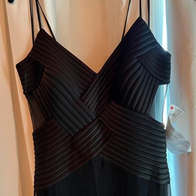 JS Collections Elegant Black Gown - Image 1 of 4