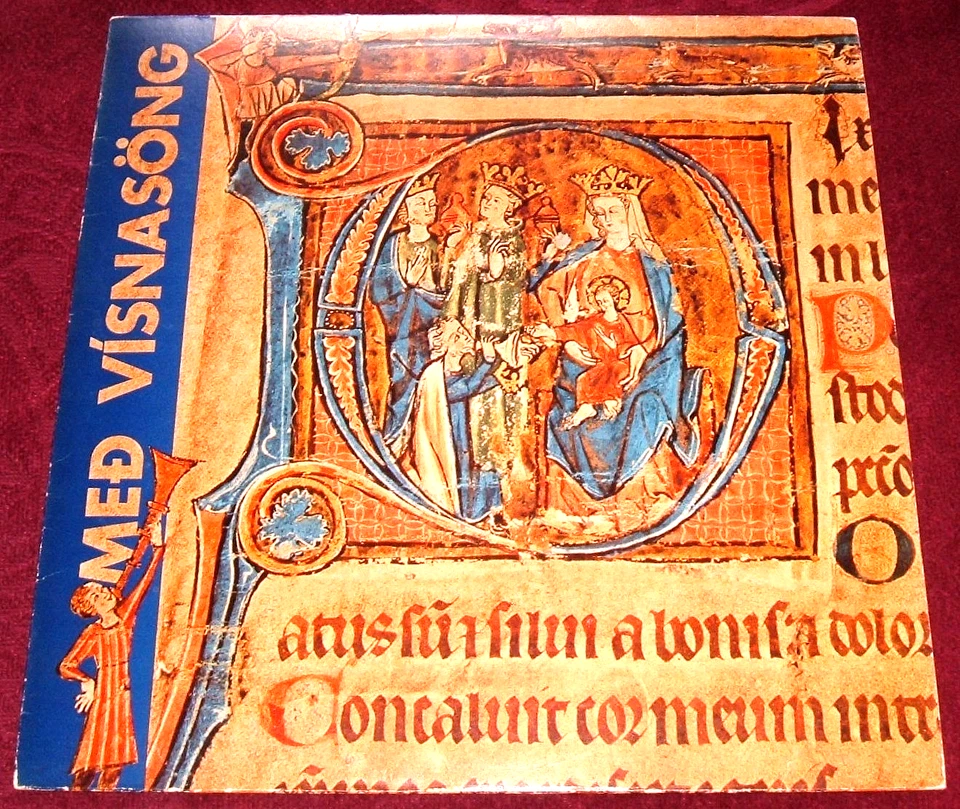 MED VISNASONG - SIGRIOUR ELLA MAGNUSDOTTIR..VINYL LP EX  1977 ICELAND CHRISTMAS - Image 1 of 1