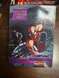 Marvel Overpower Card Game Mission Separation Anxiety Spider-Man Symbiote 6 1995 - Picture 1 of 2