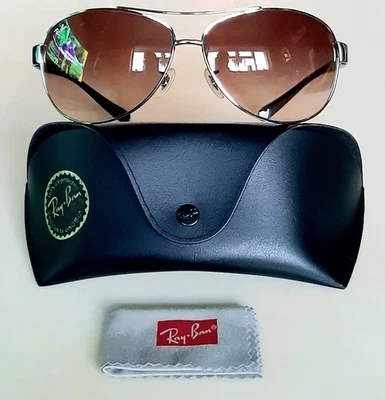 Ray-Ban Sonnenbrille RB3386 004/13 67□13 3N Gunmetal schwarzes Gestell brauner Farbverlauf - Bild 1 von 4