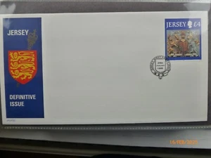 Jersey Stamps 1995 Set of 10x FIRST DAY COVERS / DEFINITIVE ISSUE / Unaddressed - Picture 1 of 19