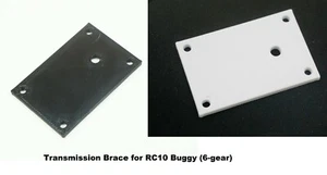 Abrazadera de transmisión impresa en 3D 6 engranajes Trans para equipo asociado RC10 #6325 COLOR - Imagen 1 de 3