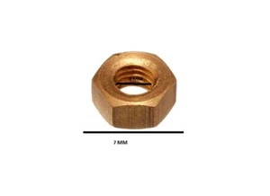 Tuerca Hexagonal De Latón Macizo M5 5Mm (Paquete De 20) - Imagen 1 de 1
