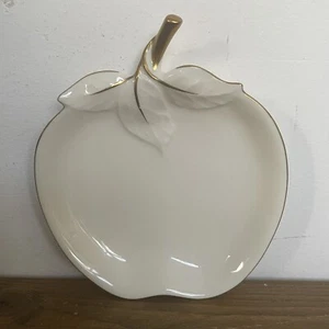 Narumi Knochen China Schmuck Schale Apfel Gold Geschenk Galerie - Bild 1 von 10