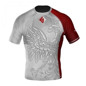 HighType Patriotic Rash Guard Polska MMA BJJ Fightwear Sportswear - Picture 1 of 5