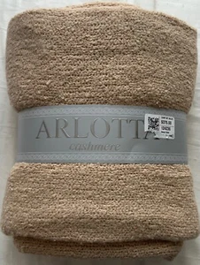 ARLOTTA HOME KASCHMIR EINHEITSGRÖSSE DECKE CAMEL NEU IN VERPACKUNG UVP 260 $ - Bild 1 von 2