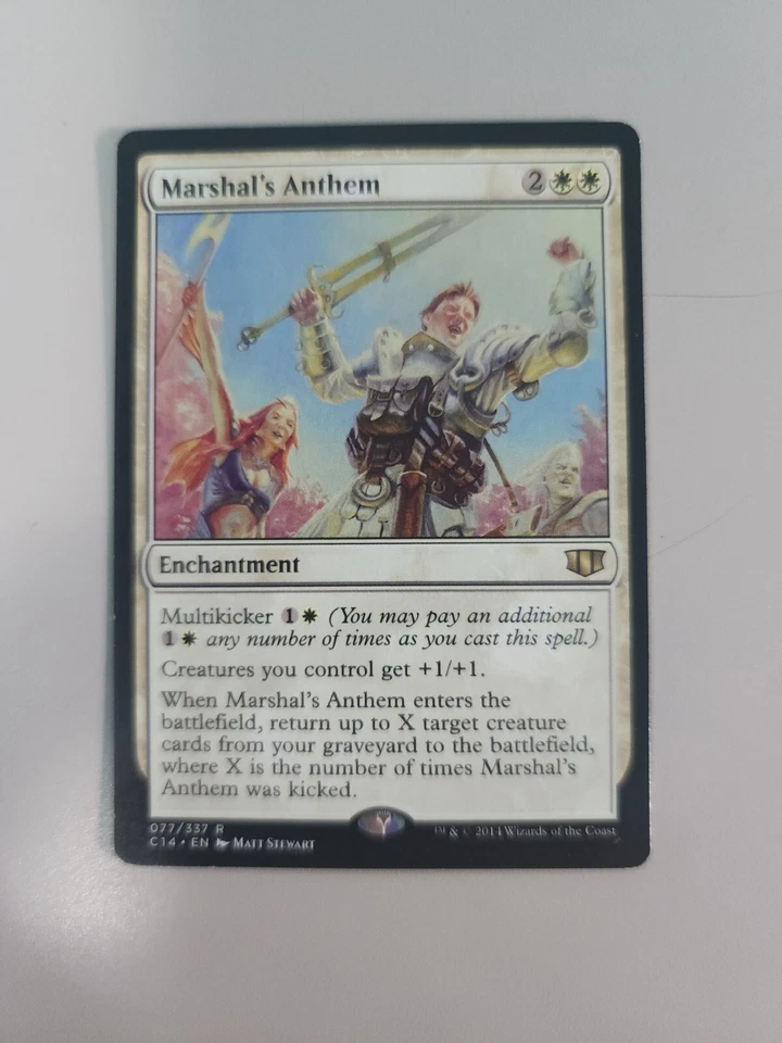 MTG Marshal's Anthem Commander 2014 077/337 Regular Rare - Image 1 of 1