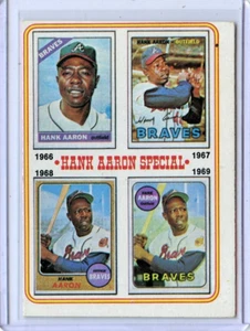 1974 Topps Hank Aaron Special Atlanta Braves #5 ⭐️💥🎯 EXMT - Picture 1 of 2