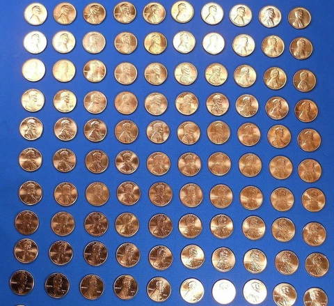 1975-2013 PD Lincoln Cent Penny Set Collection Complete 84 Coins Choice BU! Cover