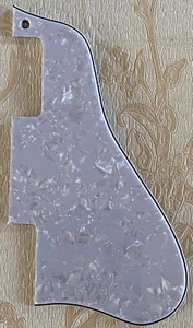 For Gibson ES-335 Short Style Guitar Pickguard 4 Ply White Pearl - Picture 1 of 7