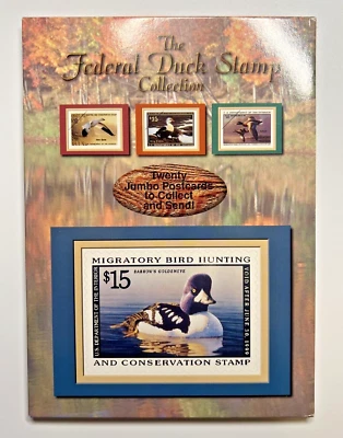 1998 The Federal Duck Stamp Collection 20 Jumbo Post Cards Set - Image 1 of 2