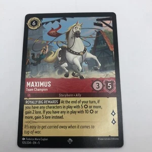 Maximus - Team Champion - 105/204 - Non Foil - Lorcana - Shimmering Skies - Picture 1 of 2