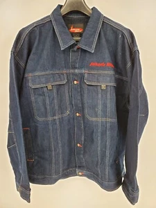 Chaqueta Denim Johnny Blaze Adulto Talla XXL Azul Oscuro Para Hombre Hip Hop Peso Pesado - Imagen 1 de 21