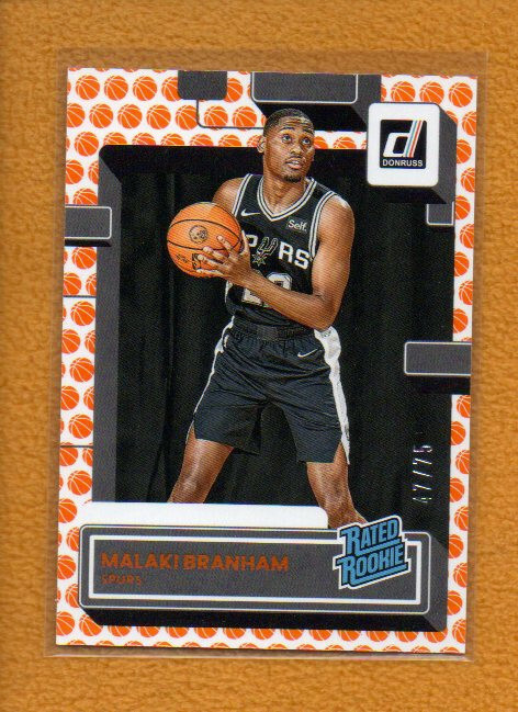 Malaki Branham 2022-23 Donruss Rated Rookie Basketball RC #220 47 /75