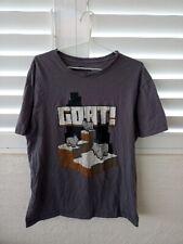Minecraft, GOAT Tee Tshirt Grey , Size Xxl Used Free Postage 