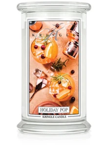Kringle Candle Holiday Pop 22 oz 100% Soy Wax 2-wick Tumbler Jar - Picture 1 of 6