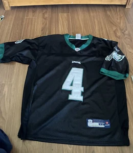 PHILADELPHIA EAGLES Jersey #4 Kevin KOLB Black STITCHED Size 52 XL EUC - Picture 1 of 13